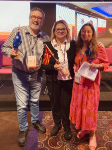 Ken Young and Sharon MacIntyre at MPN Horizons Meeting in Warsaw September 2024